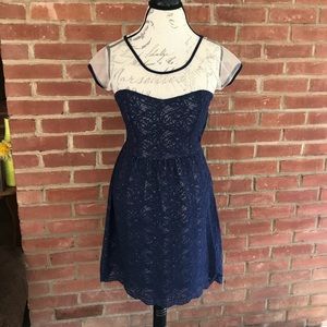 Sheer Top-Detail Party Dress